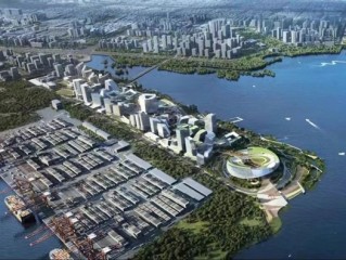 騰訊新總部“企鵝島”一期年底完工：4座螺旋攀升的塔樓組成，形似一臺(tái)高速運(yùn)轉(zhuǎn)的引擎